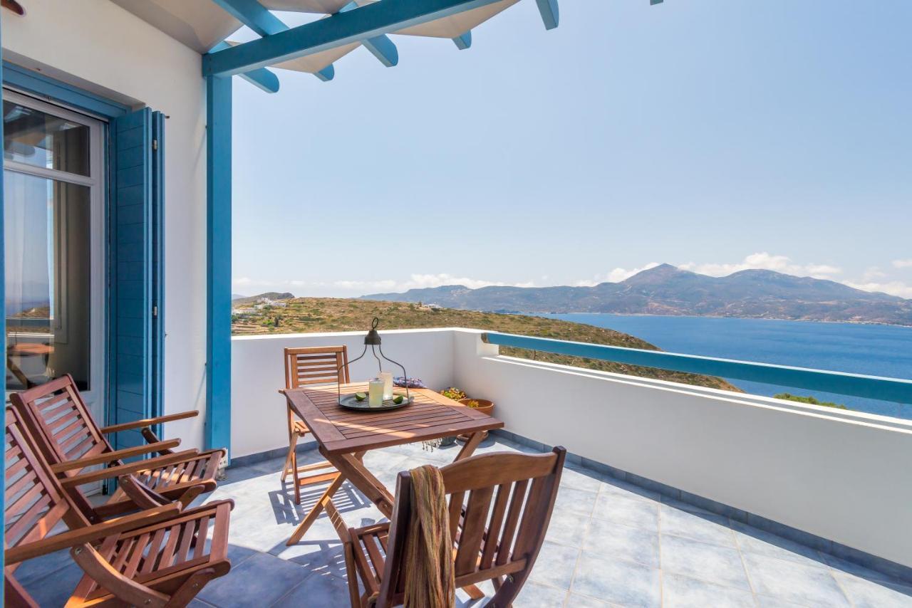 Villa Blue Sky Trypiti Bagian luar foto